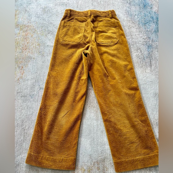 Madewell Slim Emmett Wide Leg Pant Egyptian Gold size 25. Excellent condition. - Picture 2 of 14